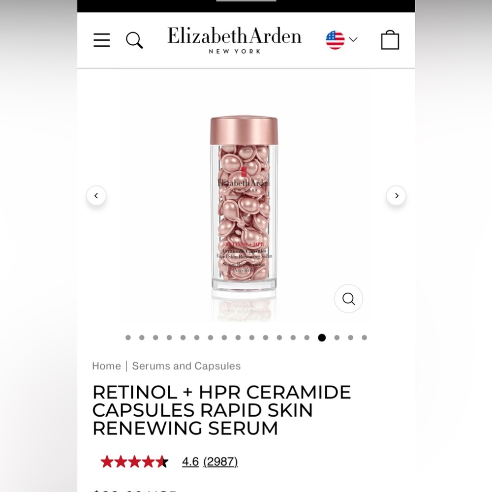 Elizabeth Arden capsules